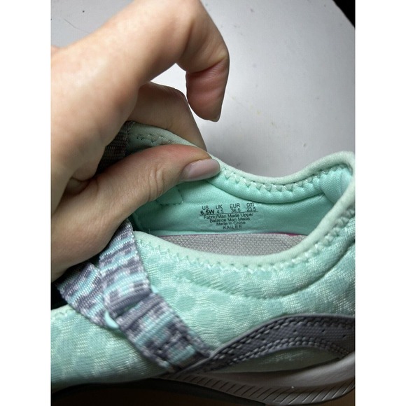 Ryka Kailee Adjustable Mesh Mary Jane Sneakers Shoes Mint size 6.5 Women’s - Picture 6 of 7